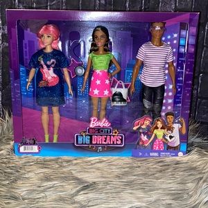 BARBIE Big City BIg Dreams 3 Doll Gift Set New HTF